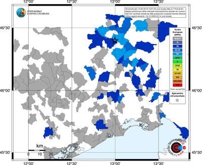 Mappa EMS - territori comuni