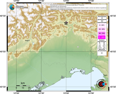 Mappa comuni con almeno 3 questionari