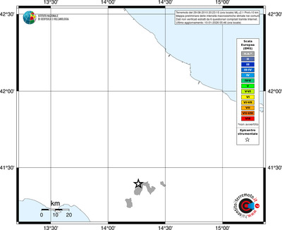 Mappa EMS - territori comuni