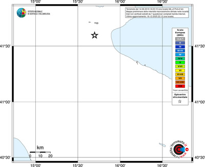 Mappa EMS - territori località