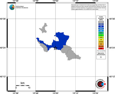 Mappa EMS - territori comuni