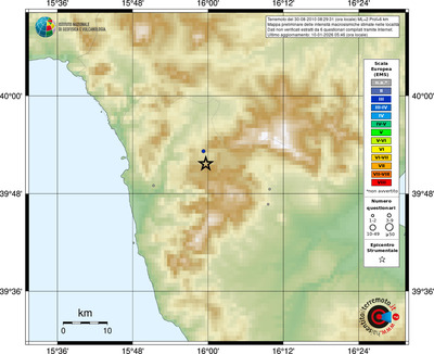 Mappa EMS - località