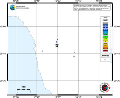 Mappa MCS - territori località