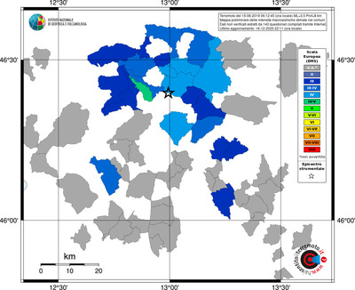 Mappa EMS - territori comuni
