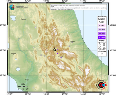 Mappa comuni con almeno 3 questionari