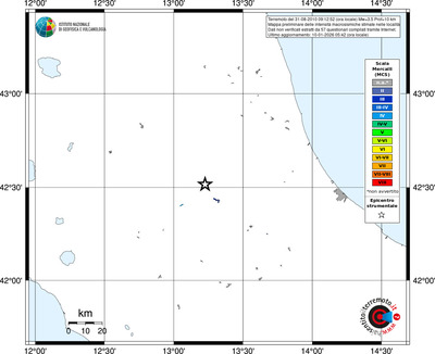 Mappa MCS - territori località