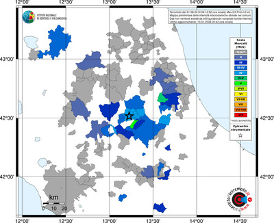 Mappa MCS - territori comuni
