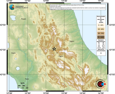 Mappa comuni con almeno 3 questionari