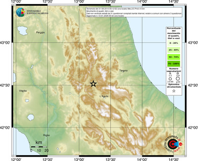 Mappa comuni con almeno 3 questionari
