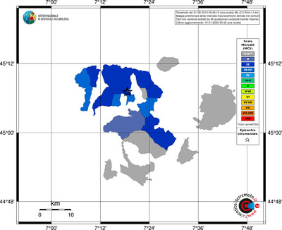 Mappa MCS - territori comuni