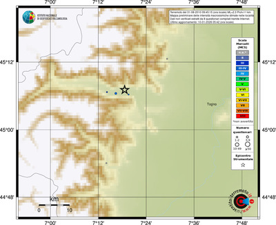 Mappa MCS - località