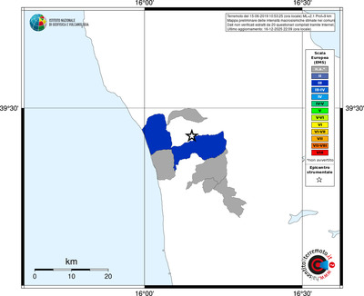 Mappa EMS - territori comuni