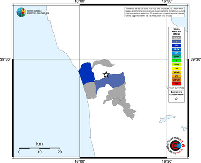Mappa MCS - territori comuni