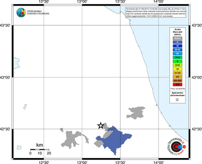Mappa MCS - territori comuni
