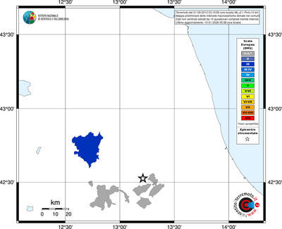 Mappa EMS - territori comuni