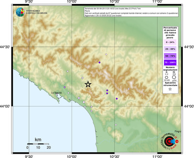 Mappa comuni con almeno 3 questionari
