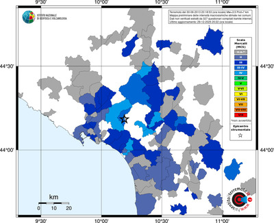 Mappa MCS - territori comuni