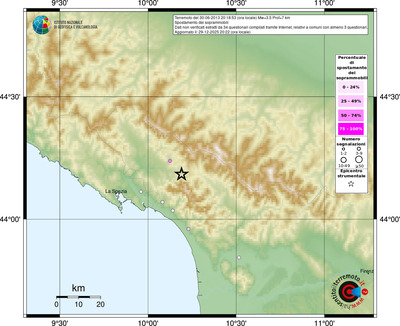 Mappa comuni con almeno 3 questionari