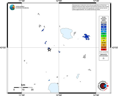 Mappa EMS - territori località