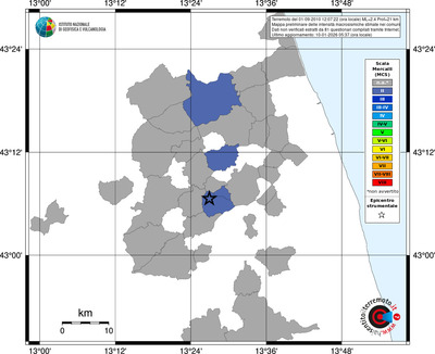 Mappa MCS - territori comuni