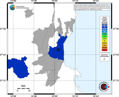 Mappa EMS - territori comuni