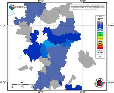 Mappa MCS - territori comuni