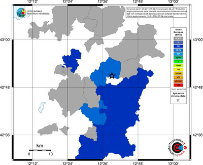 Mappa EMS - territori comuni