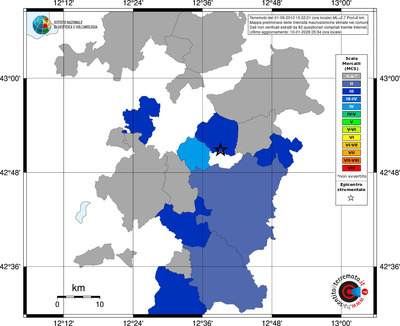 Mappa MCS - territori comuni