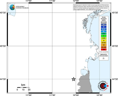 Mappa EMS - territori comuni