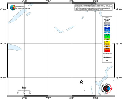 Mappa EMS - territori località