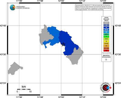 Mappa MCS - territori comuni