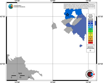 Mappa MCS - territori comuni
