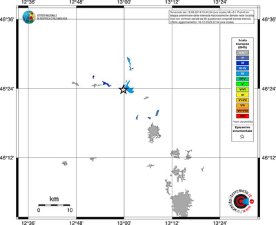 Mappa EMS - territori località