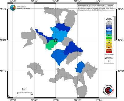 Mappa EMS - territori comuni
