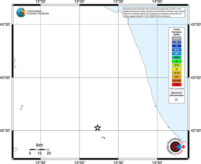 Mappa EMS - territori località