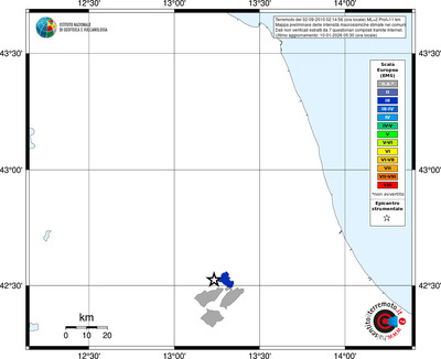 Mappa EMS - territori comuni