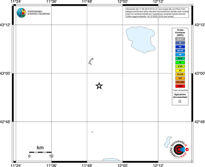 Mappa EMS - territori località