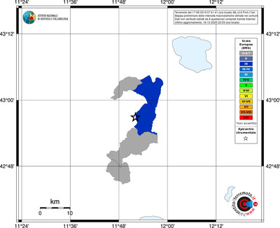 Mappa EMS - territori comuni