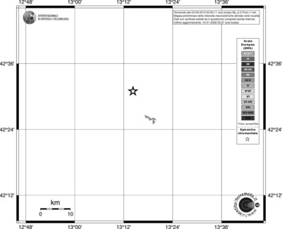 Mappa EMS - territori località