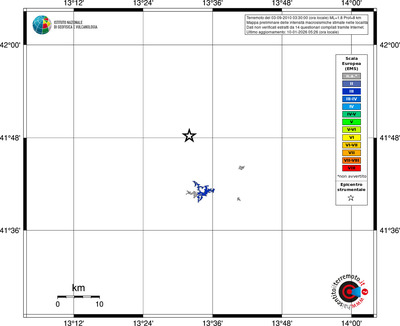 Mappa EMS - territori località