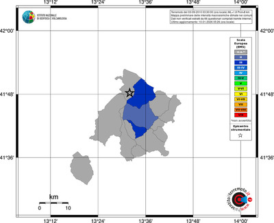 Mappa EMS - territori comuni