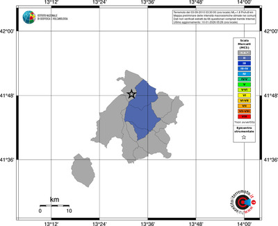 Mappa MCS - territori comuni