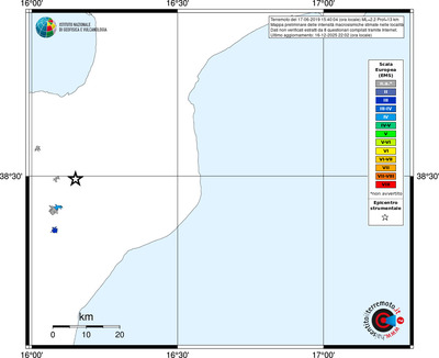 Mappa EMS - territori località