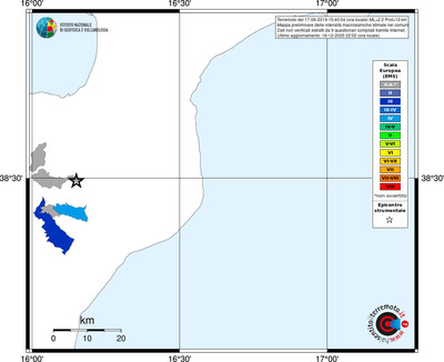 Mappa EMS - territori comuni