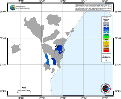 Mappa EMS - territori comuni