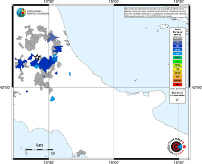 Mappa EMS - territori comuni