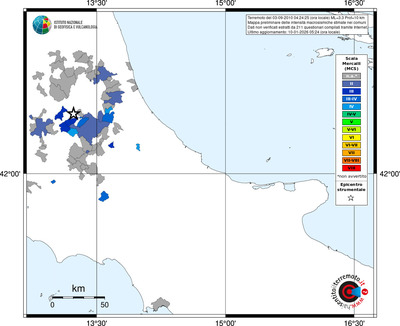 Mappa MCS - territori comuni