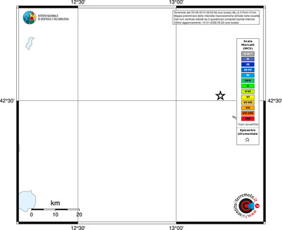 Mappa MCS - territori località