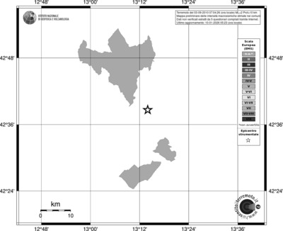 Mappa EMS - territori comuni