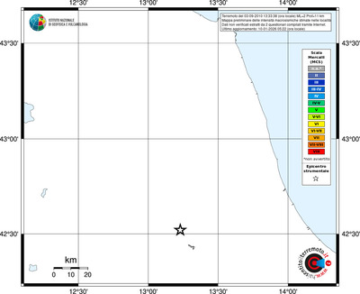 Mappa MCS - territori località